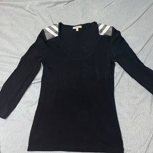 Burberry scoop neck top